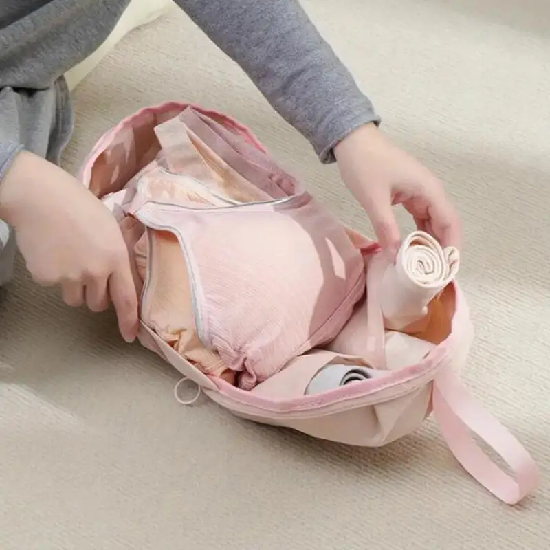 Travel Essentials Home Storage Cute Shell-Shaped Underwear Storage Bag Large Capacity Waterproof Organizer For Bras, Socks