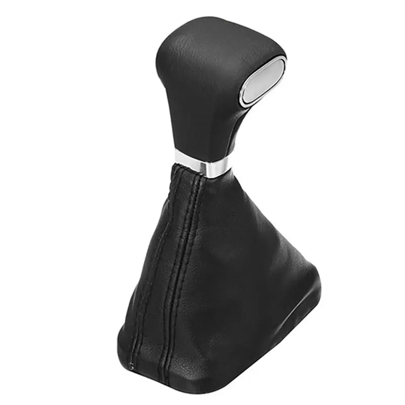 

1 PCS Car Automatic Gear Stick Shift Knob With Leather Cover Parts Accessories For VW Tiguan MK5 2006-2011 Shifting Knob