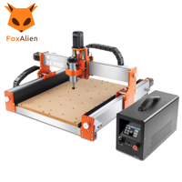 FoxAlien XE-PRO CNC Wood Router Machine, Ball Screw NEMA23 Stepper Motors 400W Spindle for Woodworking Aluminum Metal Milling