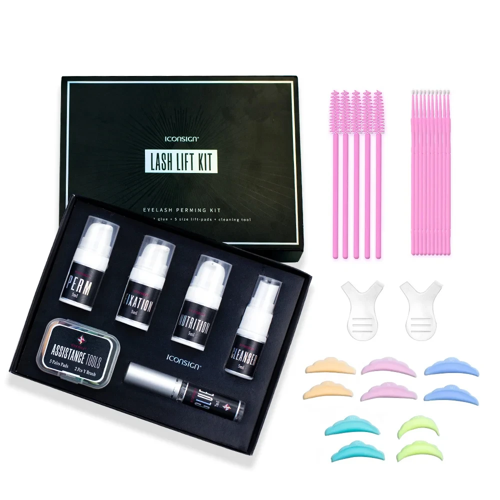 Professional Lash Lift kit Eyelash Perm Brow Lamination Kit,Semi Permanent Curling Perm Wave