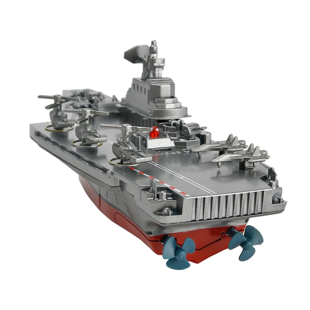 Battleship RC Warship Remote Control Cruiser Speedboat Model Children Aircraft Carrier Toys Holiday Gift