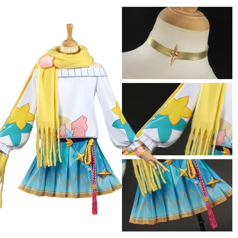 Honor of Kings Xiao Qiao Line Dog Collab Skin Cosplay Cute Anime Outfit Full Set — Halloween Cosplay