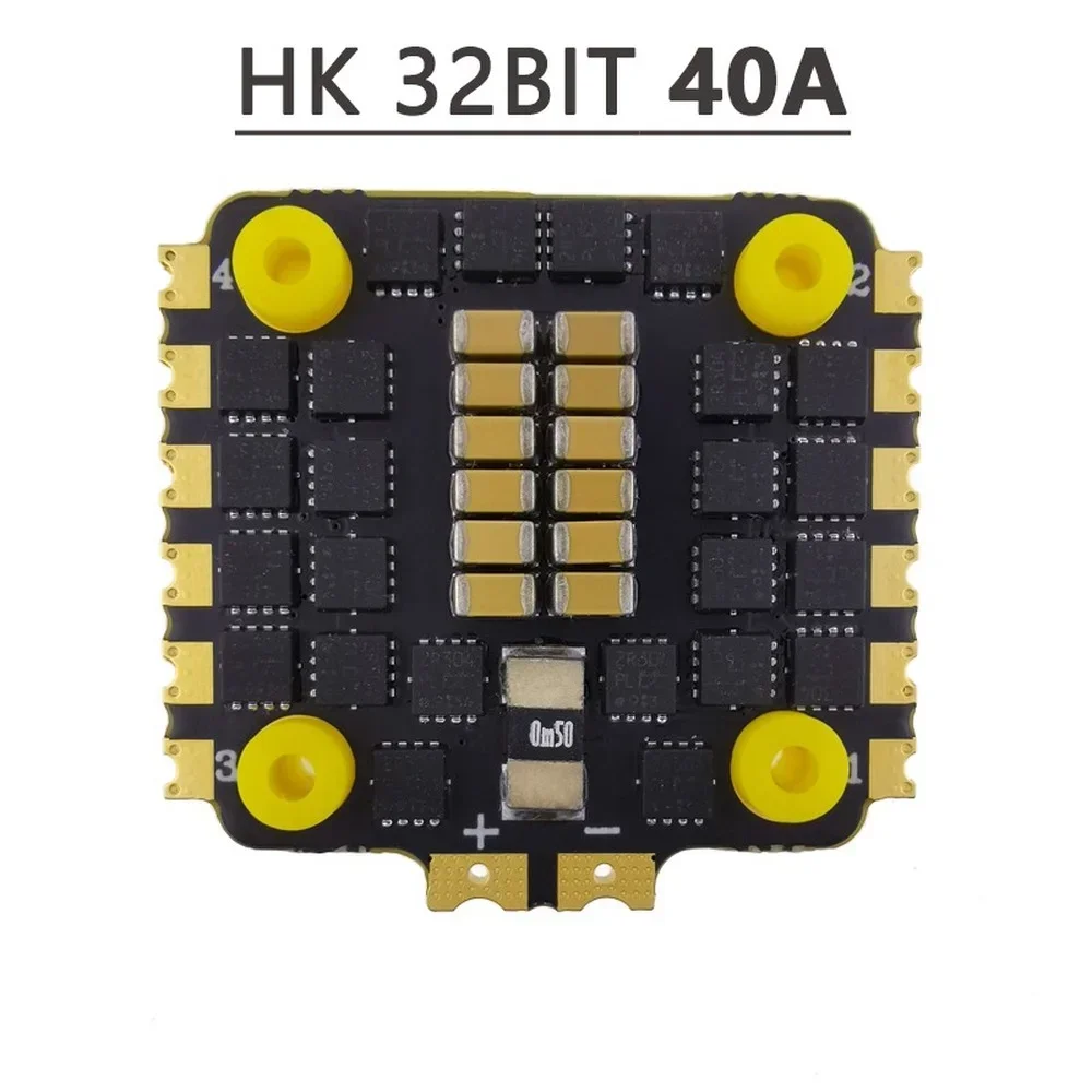 HAKRC 8BIT 35A/ 50A/ 32BIT 40A/ 60A BLHeli-32 4in1 ESC Speed Controller DShot150/300/600 PWM 2-6S for RC FPV Racing Drone