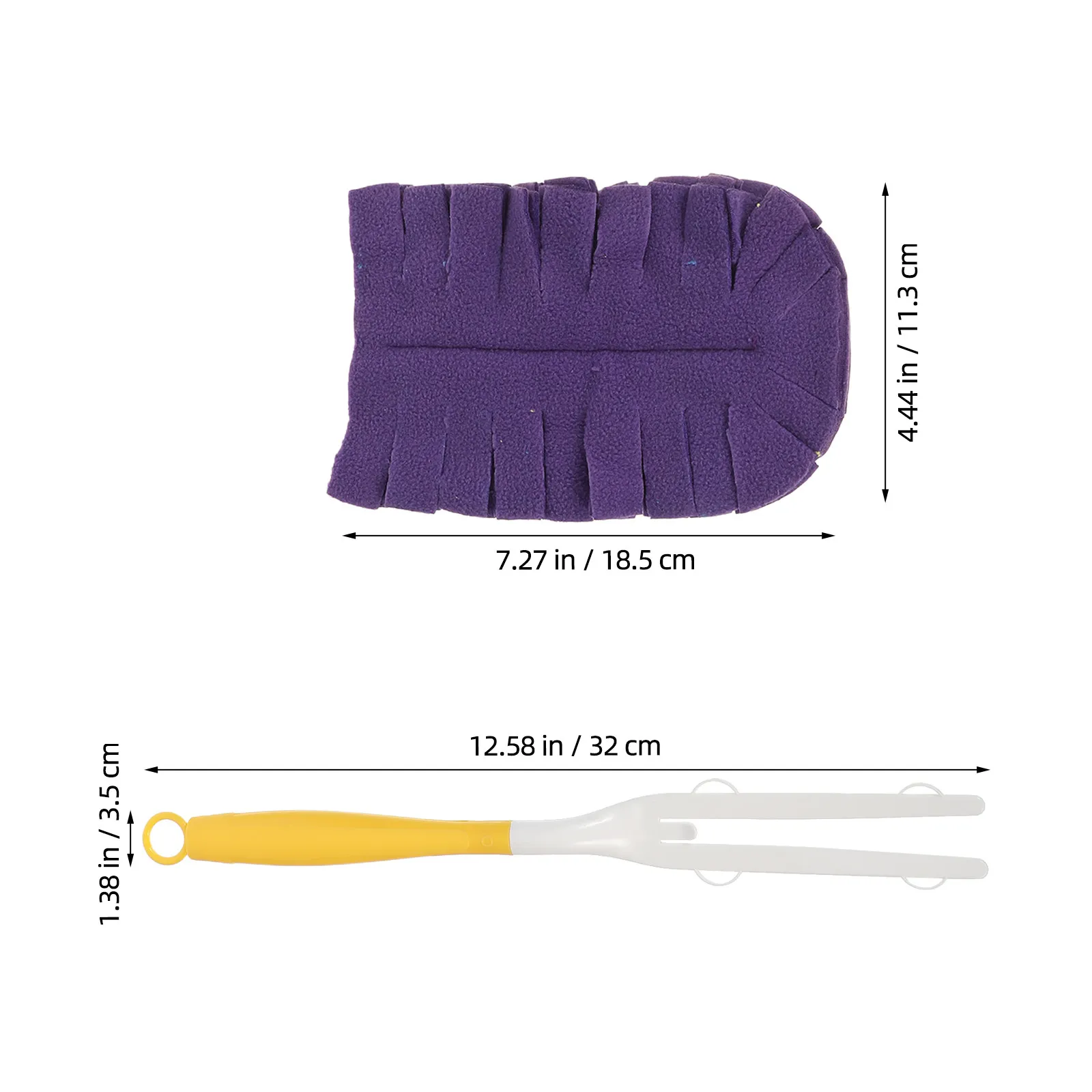 Microfiber Cleaning Duster Set – 360° Rotating Reusable Washable Hand Duster for Household Dusting
