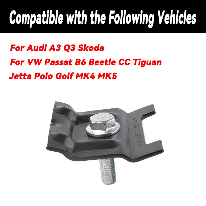 For VW Fox Golf Passat Polo Hold Down Clamp Bracket 1J0803219 Battery Clamp Bracket+ Bolt