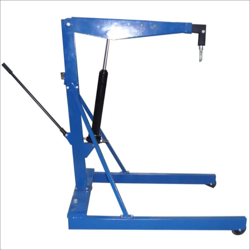 European single arm crane LH-D10 single arm crane mobile folding hook handling tray small crane