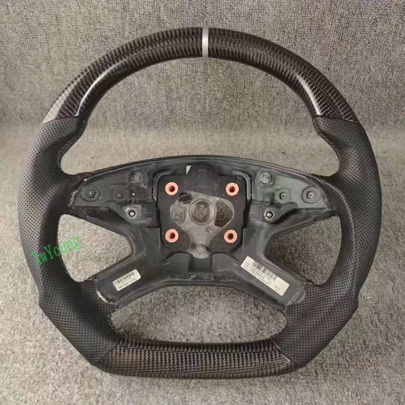 For Mercedes-benz R251 R300 R350 R500 W164 W251 ML GL 350 450 (With Paddle Shifter Holes)100% Real Carbon Fiber Steering Wheel