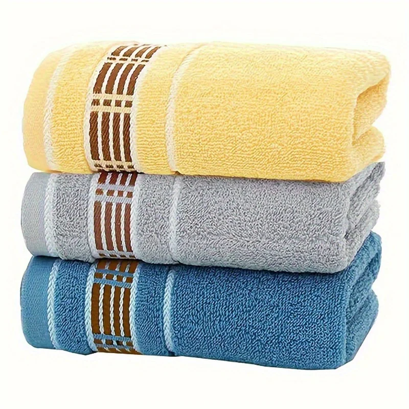 3pcs face towels, thickened, soft, absorbent and skin friendly household towels, face towels and handkerchiefs