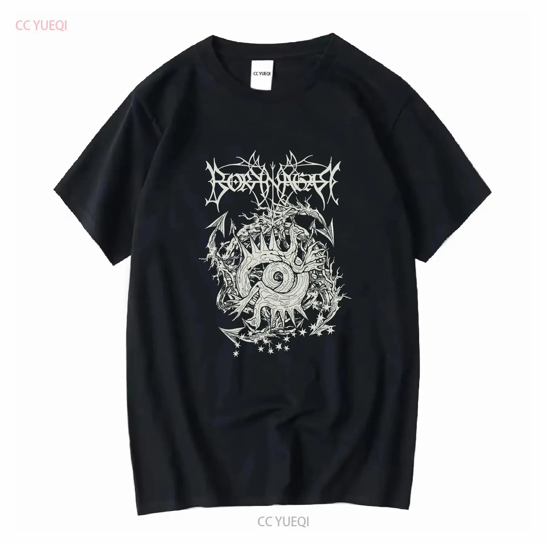 Popular Borknagar Classic Mens T Shirt Black Size S 5XL vintage Washed Soft streetwear Comfortable homme Stretched Versatile