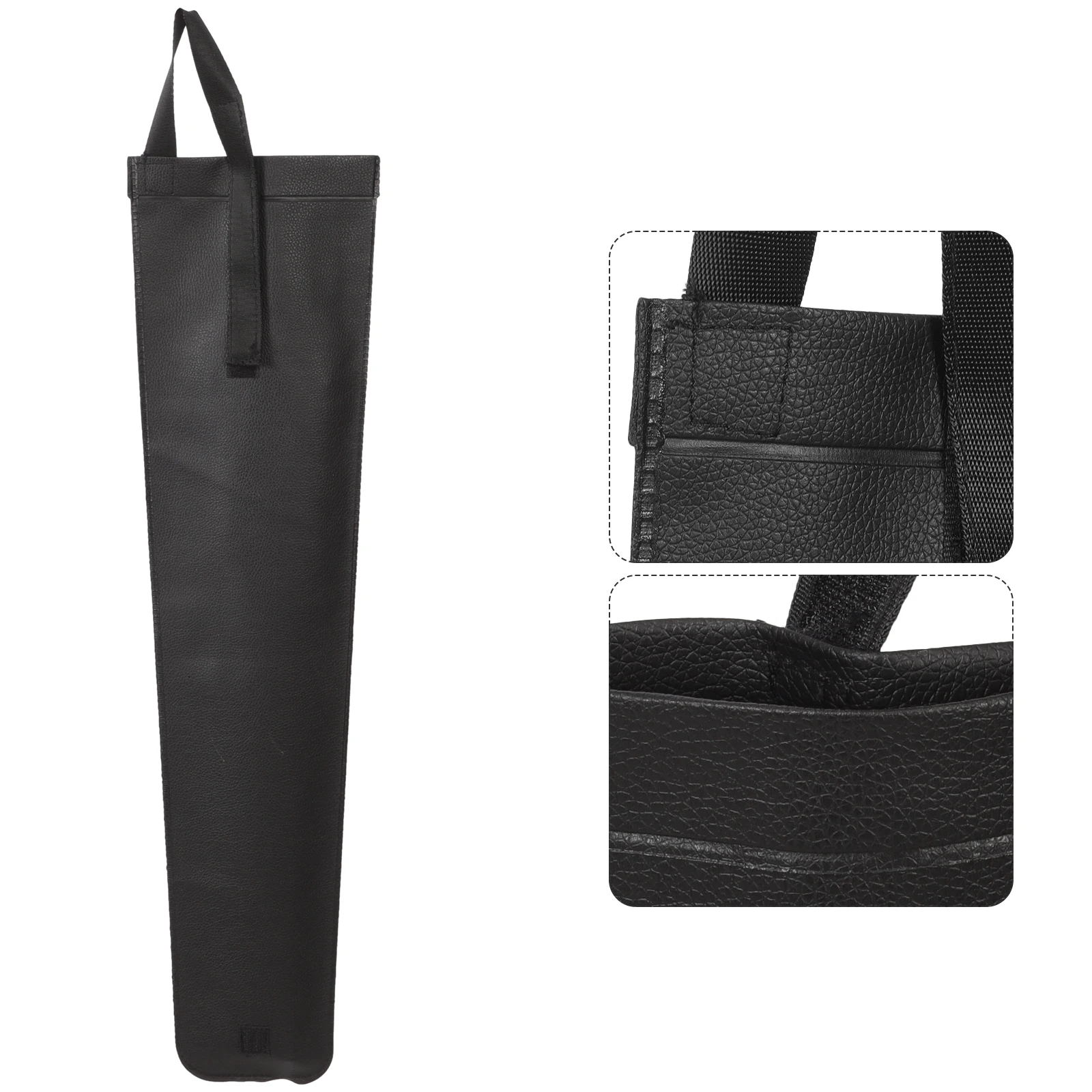 

Foldable Car Umbrella Cover Large Capacity Waterproof PU Material Back Seat Organizer Storage Bag Truck Trunk Collapsible Design