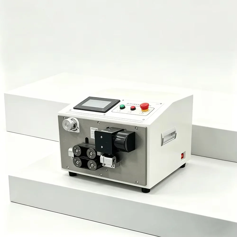 3Q Automatic Tube Cutting Machine with Gear & Motor for Corrugated Silicone Rubber PVC Tubes-220V 2-Year Warranty