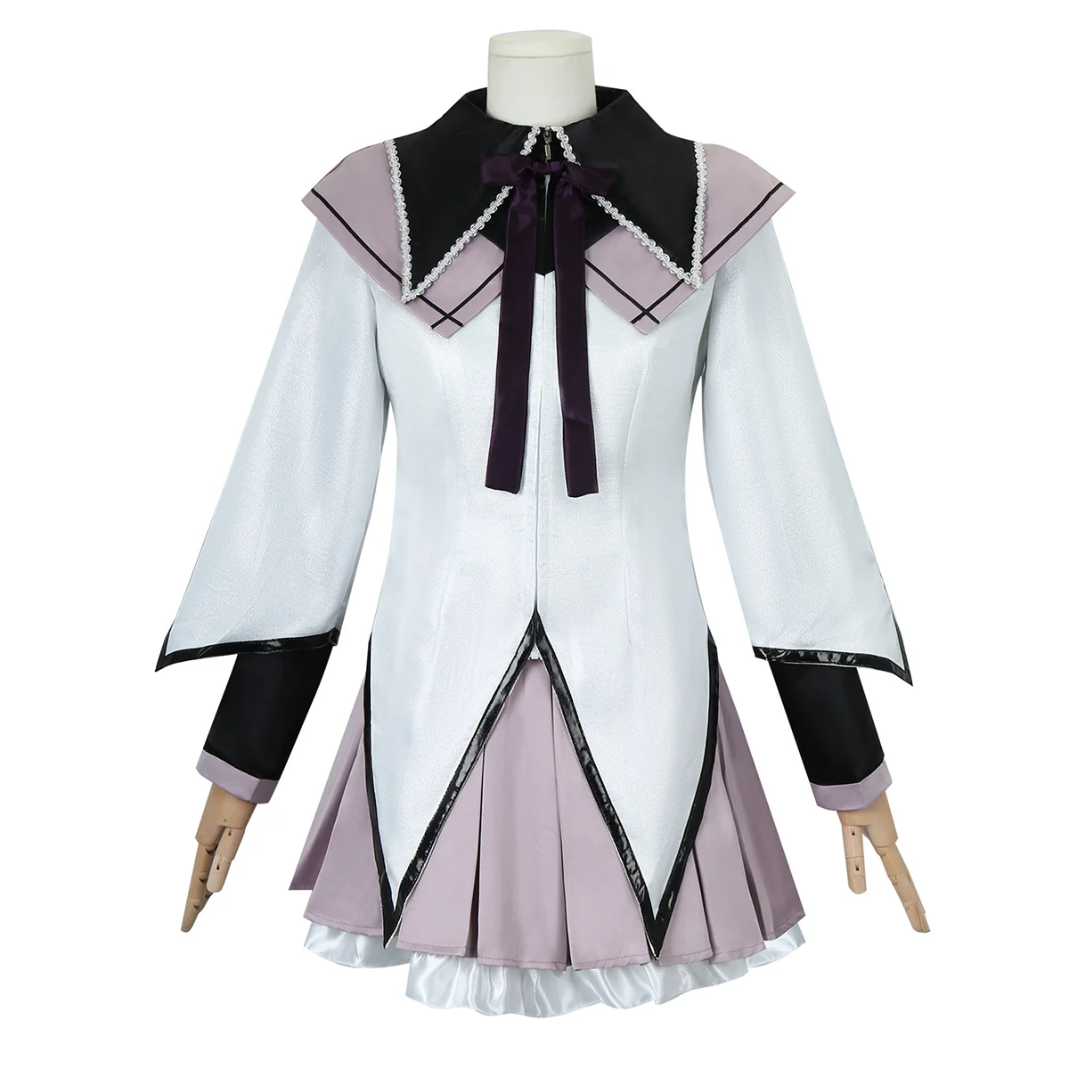 

Hemixush Anime Cos Akemi Homura Cosplay Costume Party Uniform Full Set Kawaii Female Suit