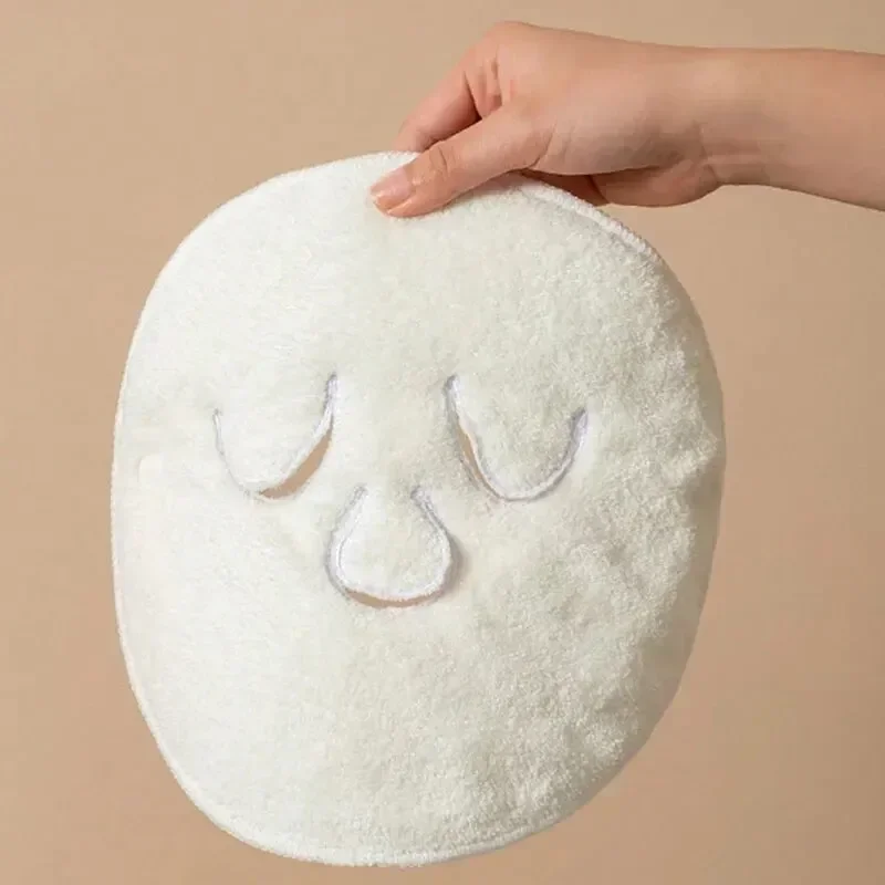 vvocci Face towel wet compress irrigation towel Hot compress towel hanging ear softskin-friendly steam heating cold hot compress