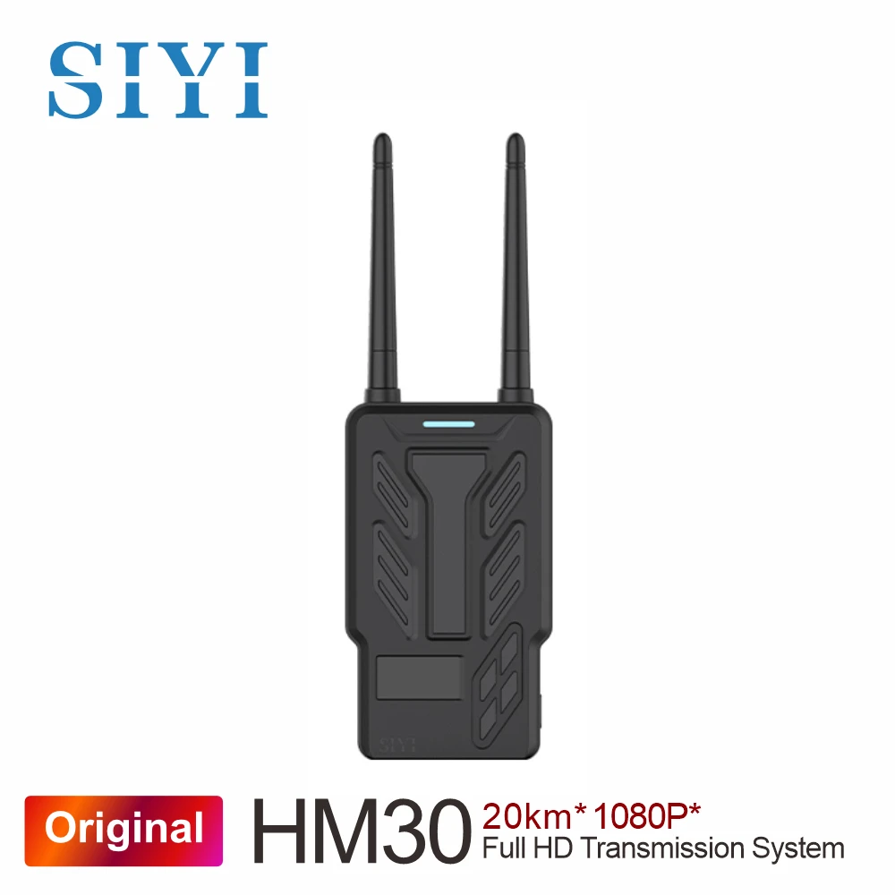 

Цифровая система передачи изображения SIYI HM30 Long Range Full HD FPV 1080p 60fps 150мс с поддержкой SBUS, PWM, Mavlink, телеметрией, OSD, дальностью 30 км, сертификаты CE, FCC