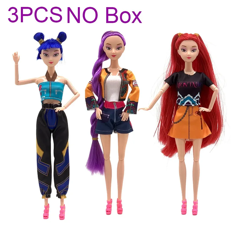 핫 K-pop 데몬 헌터즈 데스크탑 장식 루미 미라 조이 수시 Kpop 데빌 헌터 캐릭터 생일 선물 팬클럽 선물