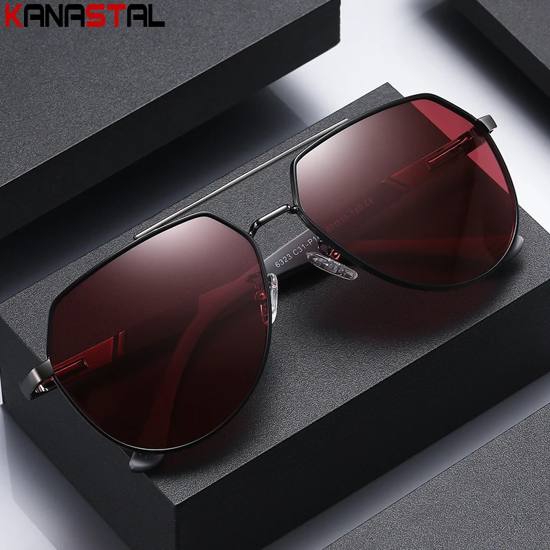 New Men Pilot Polarized Sunglasses UV400 Women High Quality Sun Glasses Metal Eyeglasses Frames Outdoor Fishing Driver Eyewear