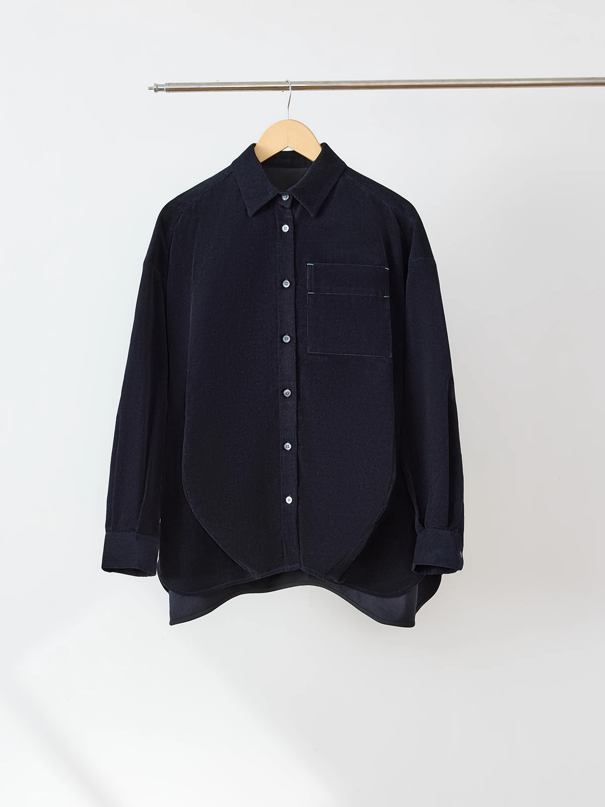 

Waed Corduroy Deconstructed irt Women's Loose Fit Cotton Long Sve Collar ex Sle Autumn Faion Ladies' ...