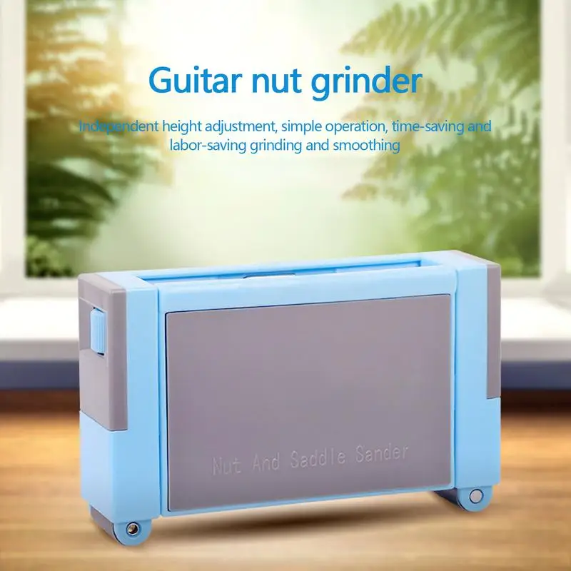 Guitar Grinding Stone Sturdy Acoustic Guitar Sander For Nut Grinding Flexible Fret End Beveling File Multifunctional Guitar Bass