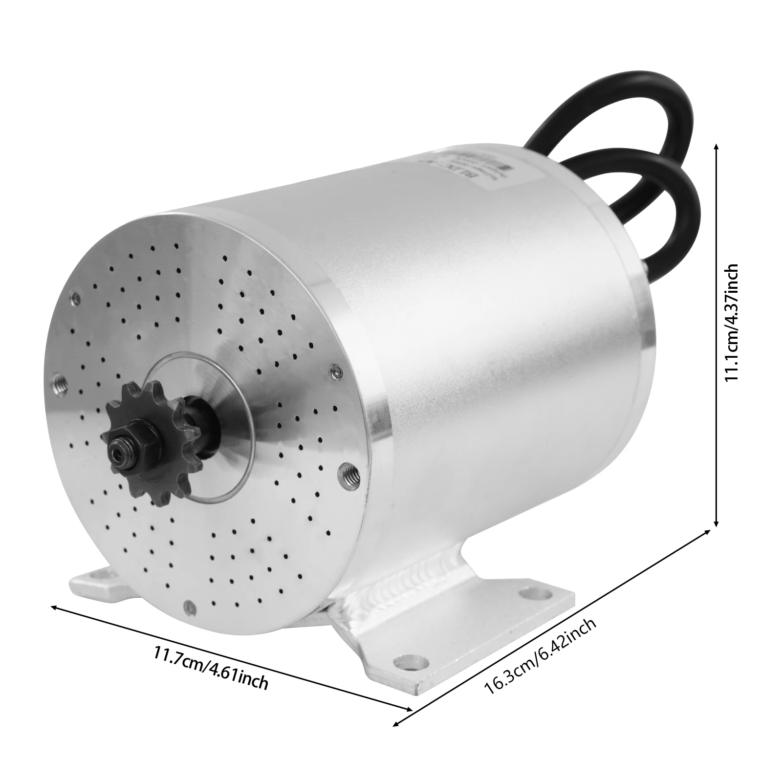2000W Brushless DC Motor Kit 60V, High Speed Motor 5300RPM with Controller, for E-Bike Scooter Go-Kart DIY