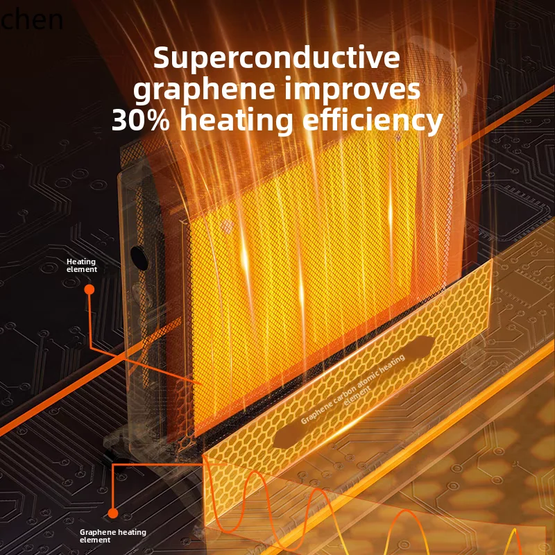 AB سخان منزلي مشعاع حراري موفر للطاقة تسخين سريع فرن غشاء تسخين كهربائي صامت #5