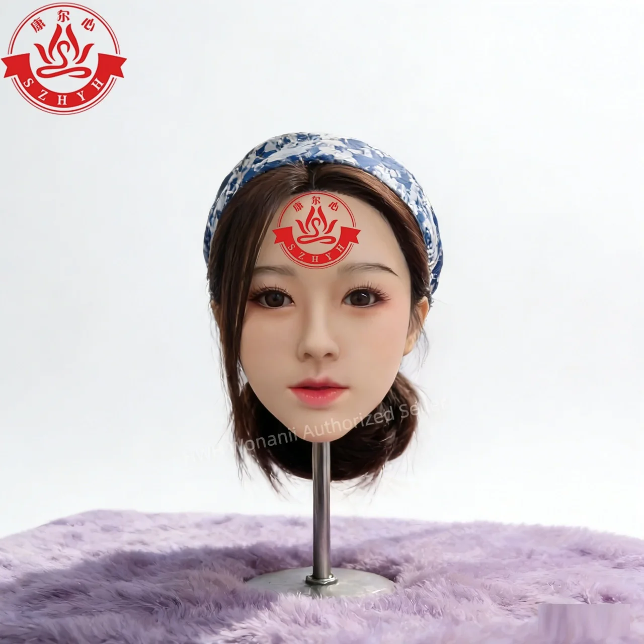 

Wonanii Food Grade Silicone Big Head HYH-SHB-KB-0134, M16 Interface Open Mouth Teeth Tongue, Makeup Practice, Hairstyle Design