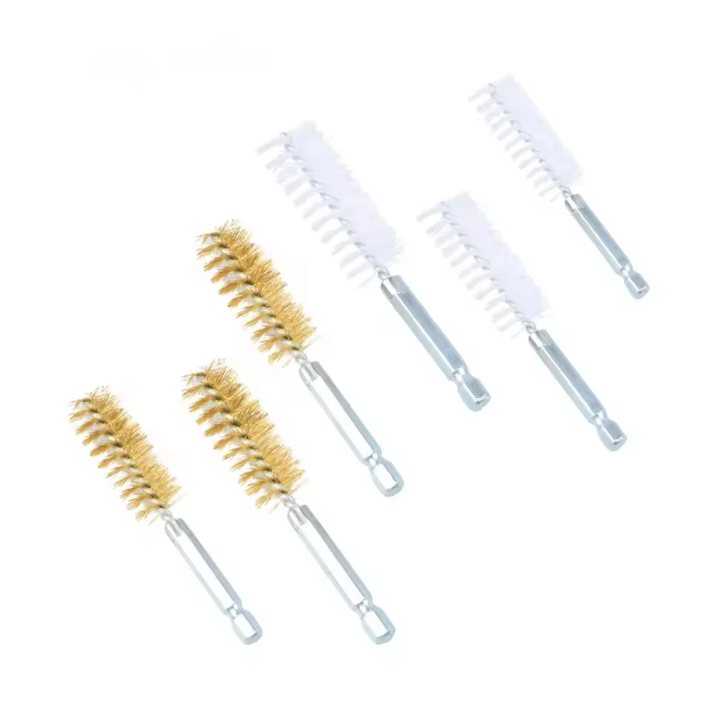 

Efficientt-Easy To Use Engine Injectors Cleaner Kit Universal Fit Injector Seat Cleaning Brush Tool Rust Proof For Vehicle