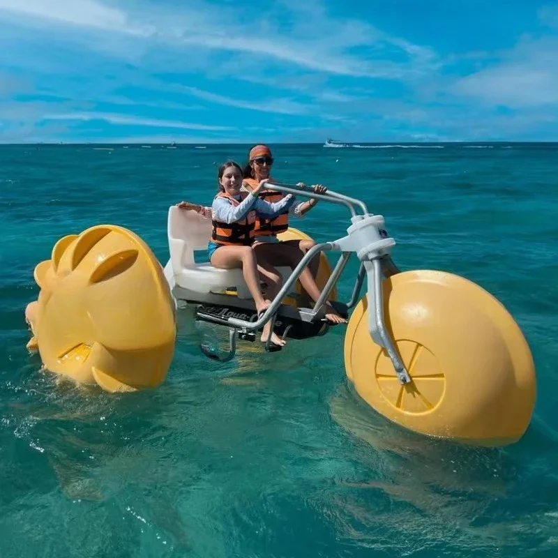 Water Park Tricycle Pedal Bike Offshore Floating Cycle Sea Ocean Bikes Sports Games For Sale