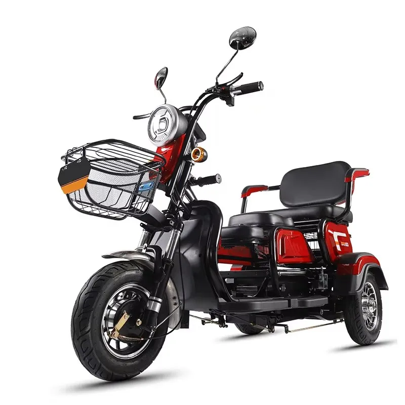 Hot Sales Elektrische 3 Wielen Scootmobiel Driewieler 600 W Cargo E Bike Accepteer maatwerk