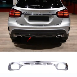 A1568855001 Rear Bumper Chrome Trim Chromium Styling Spoiler Diffuser Black For Mercedes Benz GLA Class X156 W156 GLA220d Parts