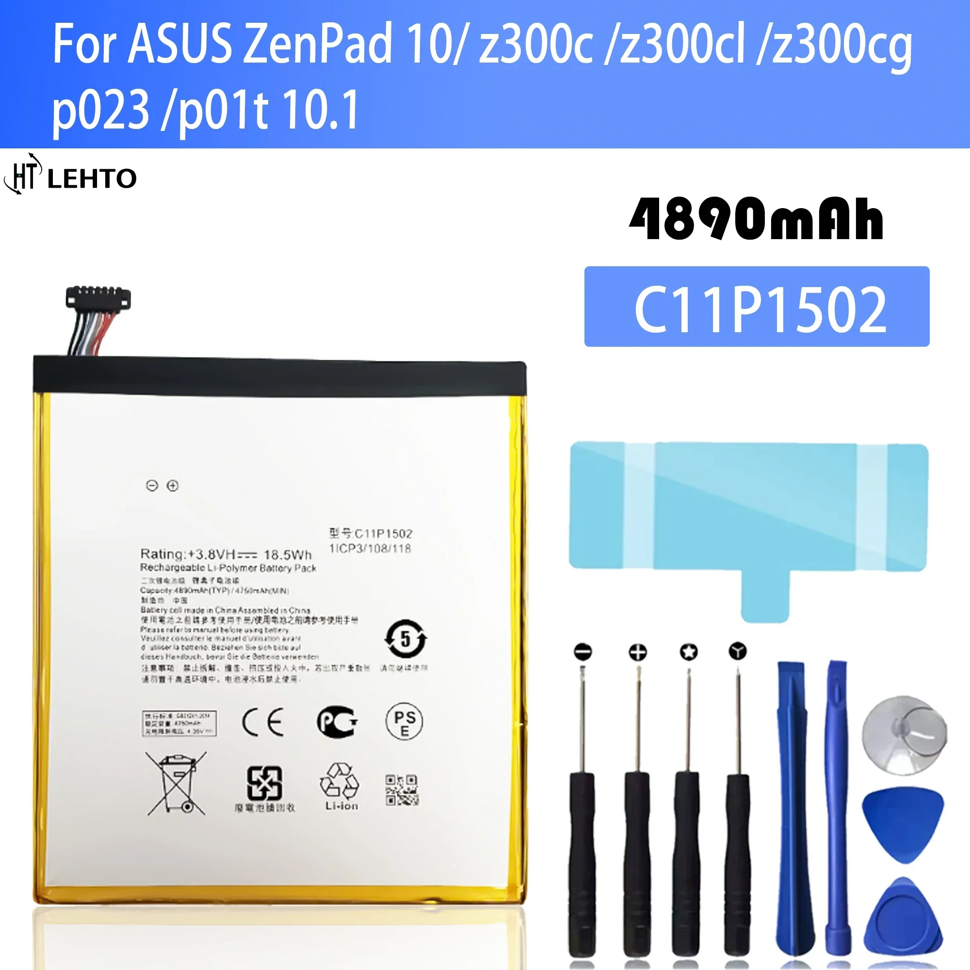 

C11P1502 Battery For ASUS ZenPad10 Z300C Z300M P021(Z300CG) Z300CL ZenPad 10 P023 P01T 10.1 Bateria Original Capacity Tablet PC