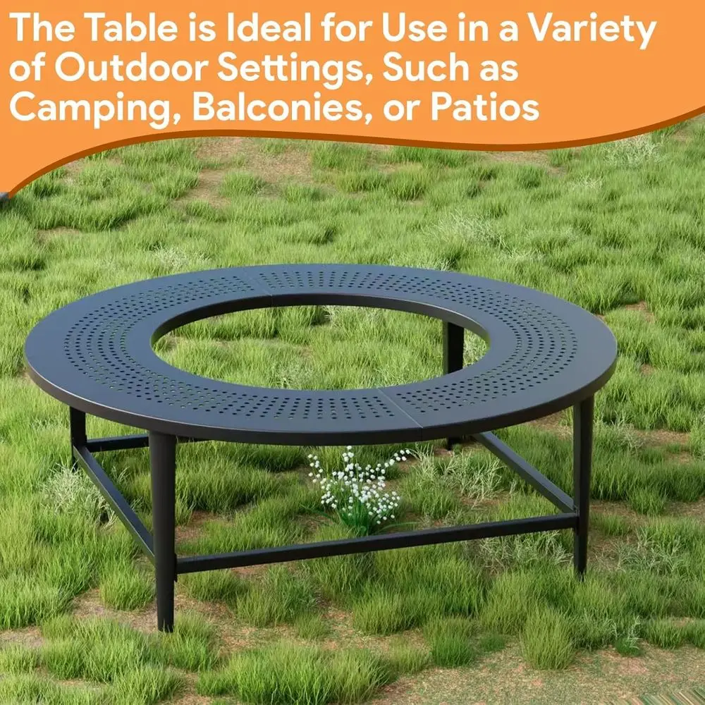 طاولة حفرة النار الخارجية التي لا يدخن للموقد المنفرد يوكون ونار النار، محيطة فولاذية حرق الخشب لحفر النار