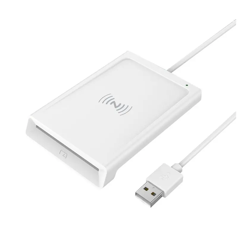 FULL-Contact + 2-In-1 Smart Card Reader PC-Linked Dual-Interface Smart Card Reader/Writer Contact PCSC Smart Card Reader