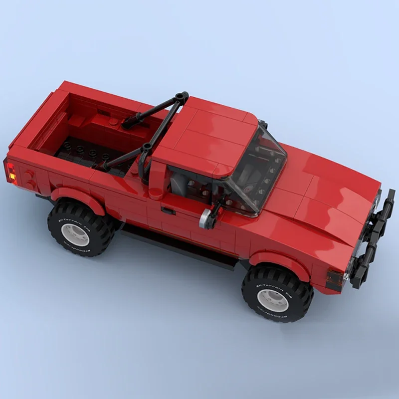 Modelo de carro de cidade moc tijolos de construção caminhão off-road velocidade campeão tecnologia modular presentes feriado montar crianças brinquedos terno