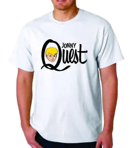 JONNY QUEST LOGO T-SHIRT HANNA BARBERA CARTOON  ANIMATION