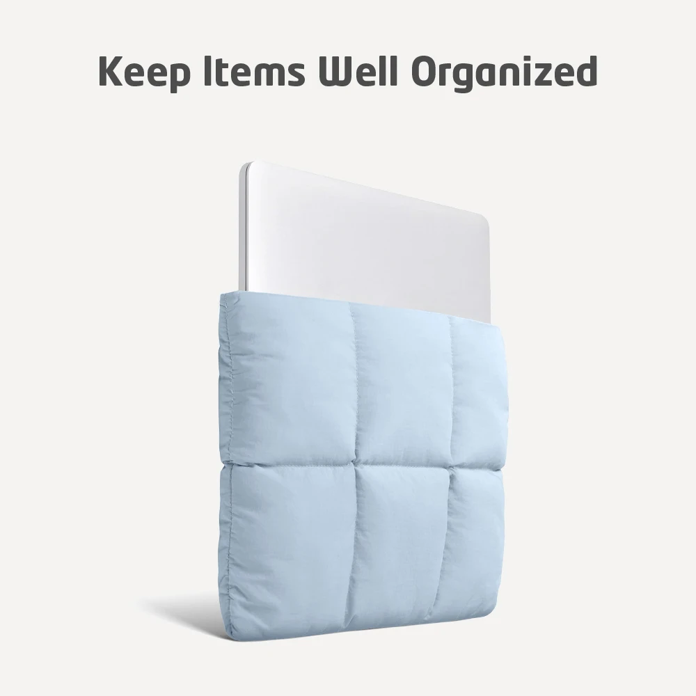 منتفخ 13 14 بوصة كمبيوتر محمول مبطن غطاء الكمبيوتر حقيبة للنساء 14 16 بوصة حقيبة حمل الكمبيوتر المحمول لماك بوك اير برو