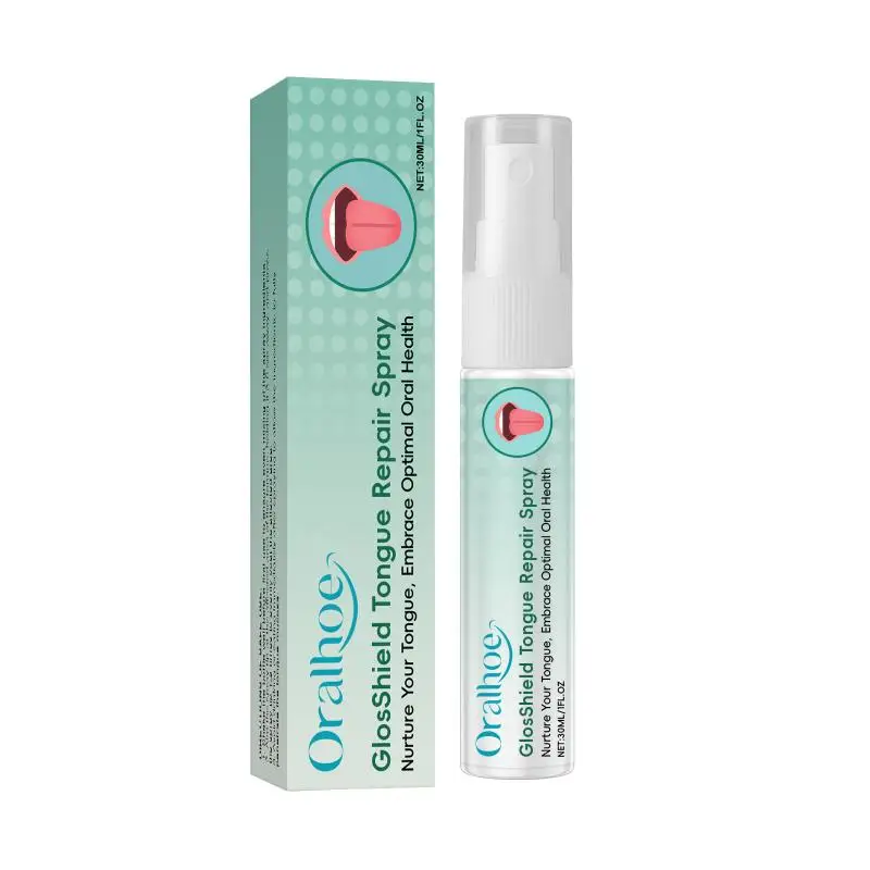 Fissured Tongue Relief Oral Repair Spray Fast Acting Swelling Reducing Formula For Mouth Hygiene and Fresh Breath