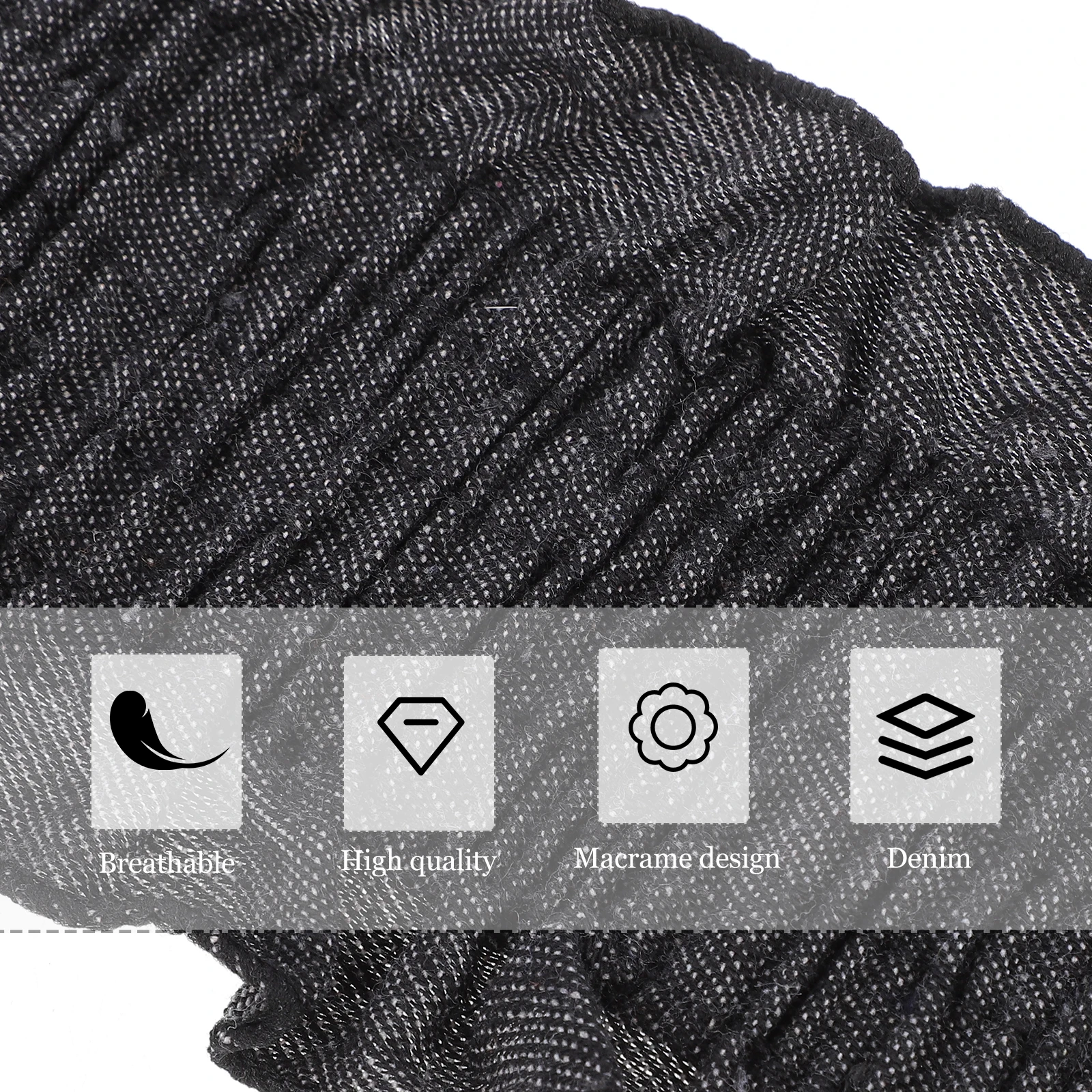 

1Pcs Macrame Waistband Elastic Denim Girdle Adjustable Waist Belt Fashion for Women Daily Party Wear Elastic Girdle