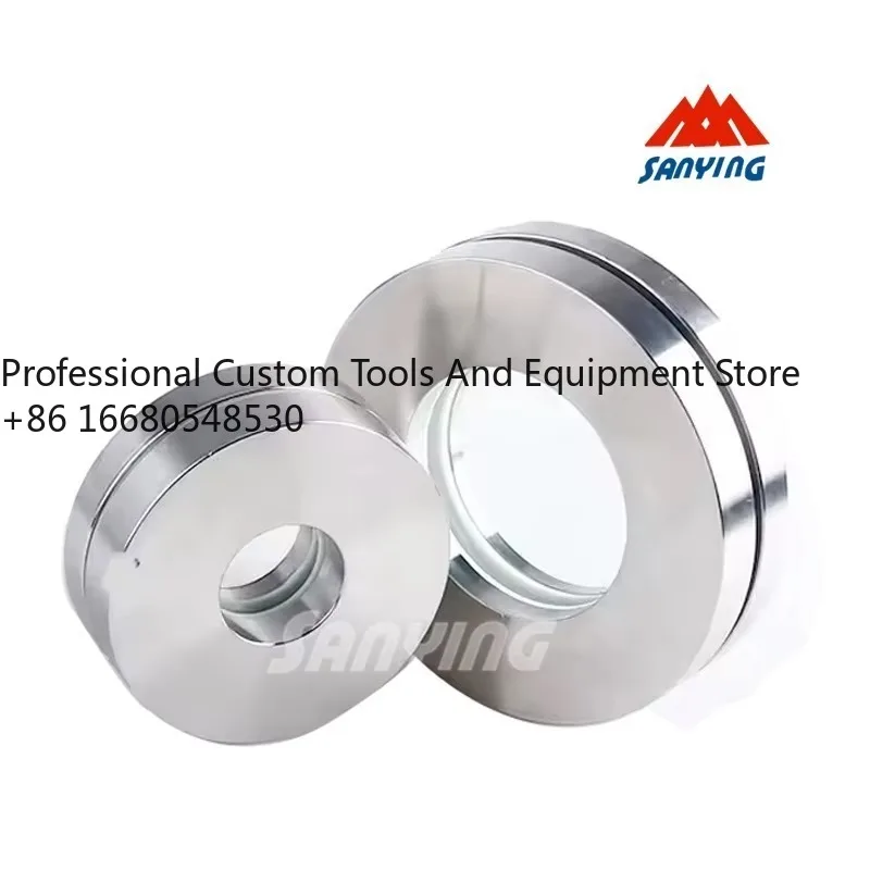 4LKSS Hydraulic Round Circular Welded Pressure Vessel Water Oil Tank Flanged Sight Glass High Pressure