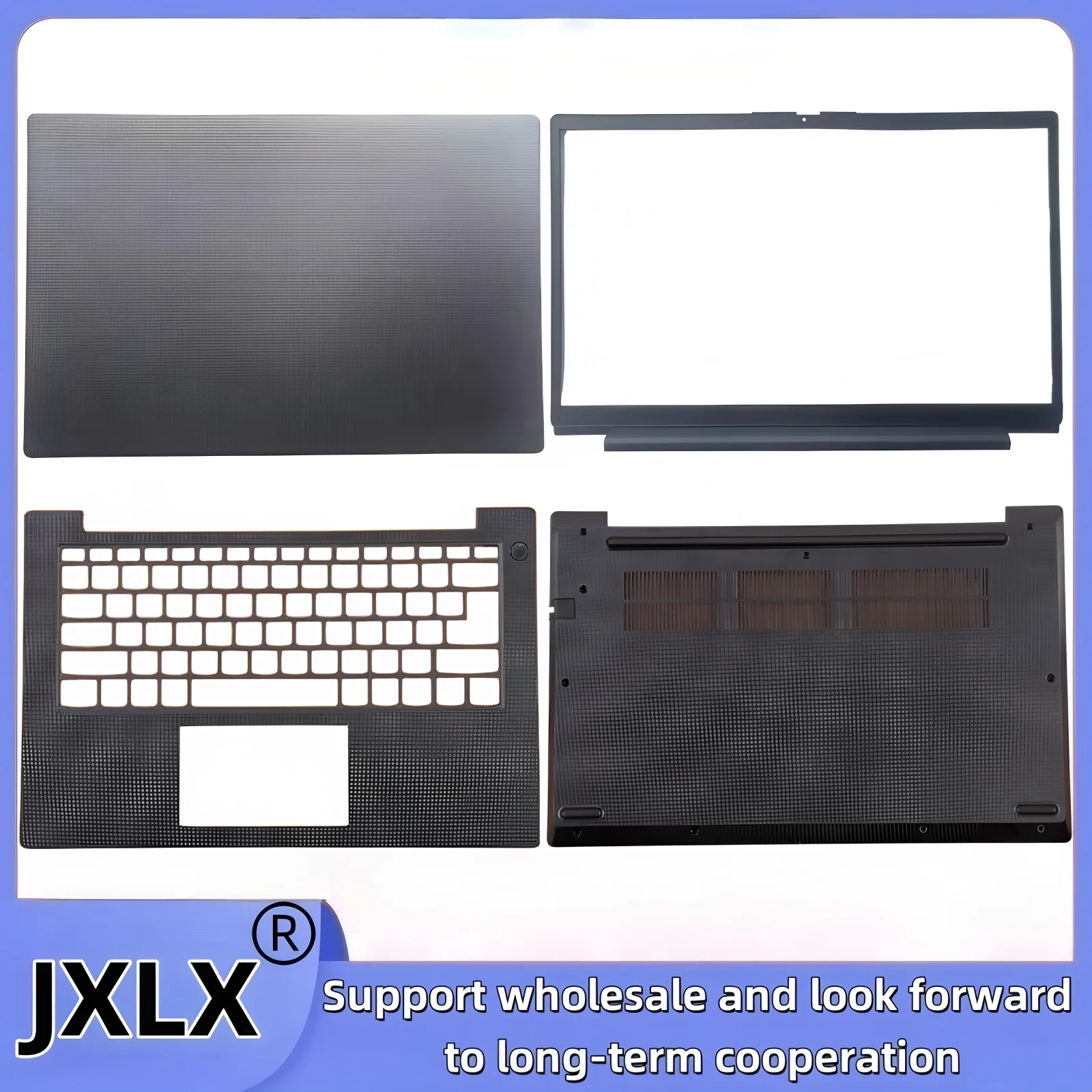 JXLX® New For Lenovo V14 G2 ALC IJL ITL Laptop LCD Back Cover Top Case/Front Bezel Cover/Palmrest Cover/Bottom Base Cover
