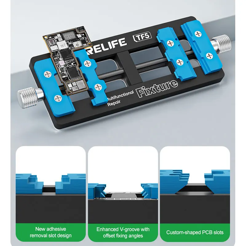 تركيبات صيانة متعددة الوظائف RELIFE TF5، مناسبة لإصلاح اللوحات الأم للهاتف المحمول المختلفة ورقائق وحدة المعالجة المركزية وما إلى ذلك