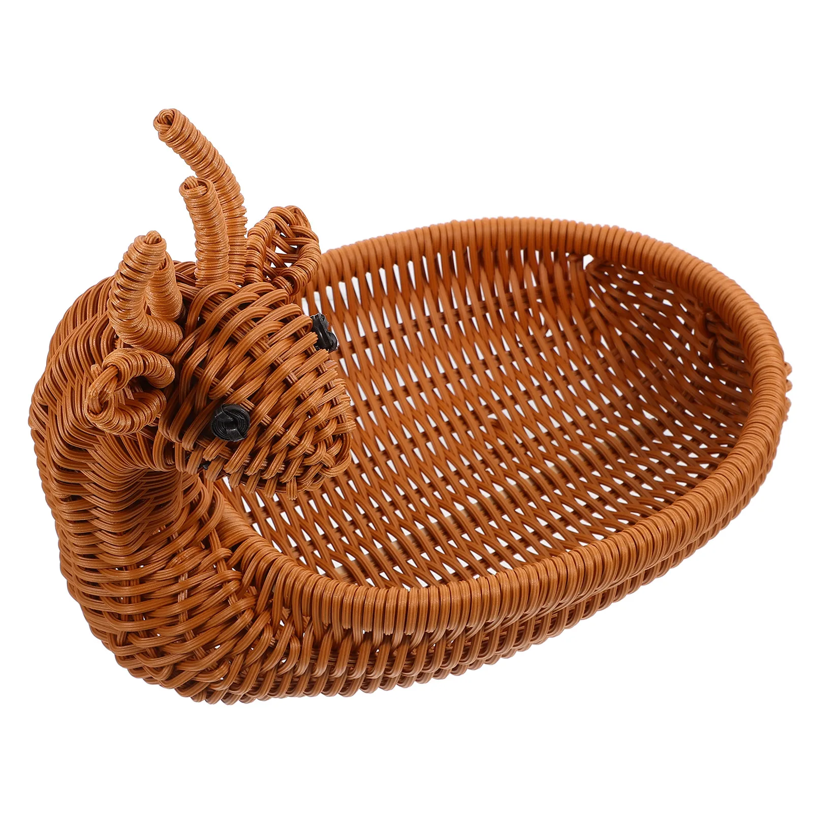 

Storage Basket Imitation Rattan Food Container Home Kitchen Hotel Decorative Fruit Baskets For Kitchens Construction