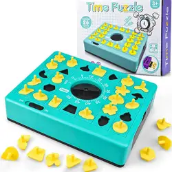 Kids Time Board Puzzle Toy Kids Time Board Puzzle Toy Set With Timer Family Board Sorting Game Plaything For Boys Girls