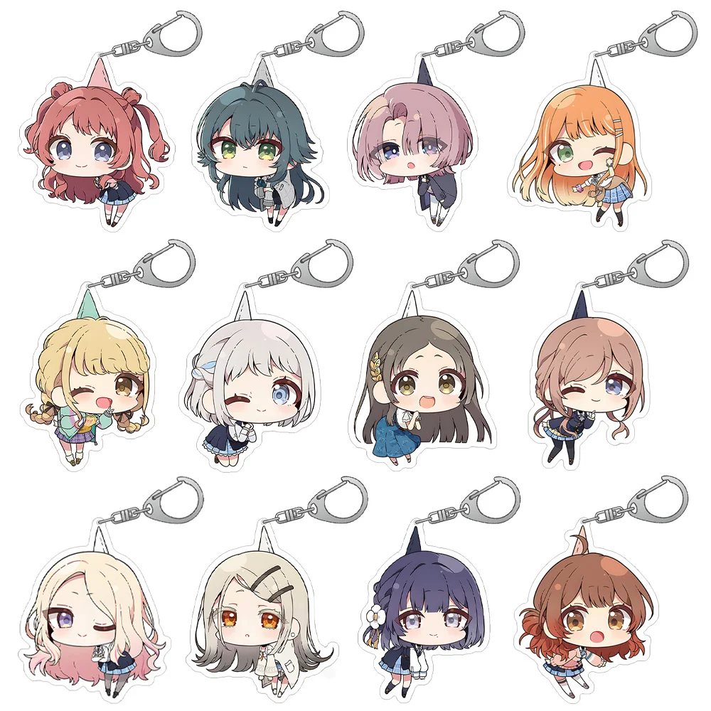 Lucky Seven Store The Idolmaster Official character ute Acrylic keychain anime peripheral Bag pendant Boys girls holiday gift