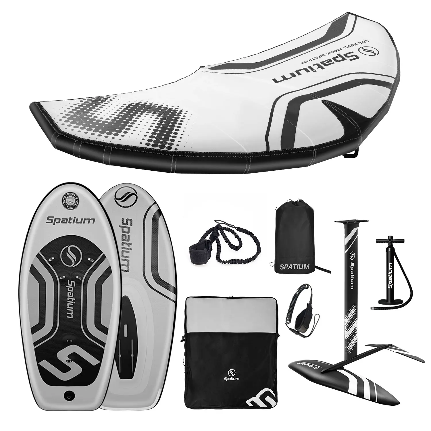 

Favorite 2025 High Strength 3-Grid Dacron Material Wing Foil Inflatable Board Wingsurfer Foil Wing Set for Adults