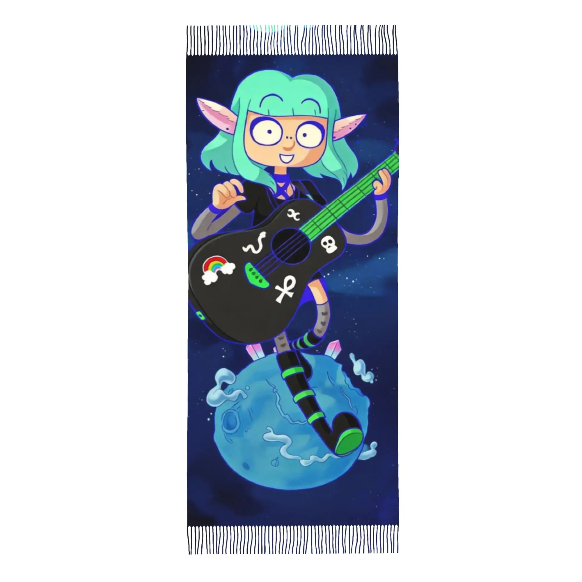 WillowTassel Scarf Lesbian Space Princess Fall High Quality With Tassel Birthday Tassel Scarf