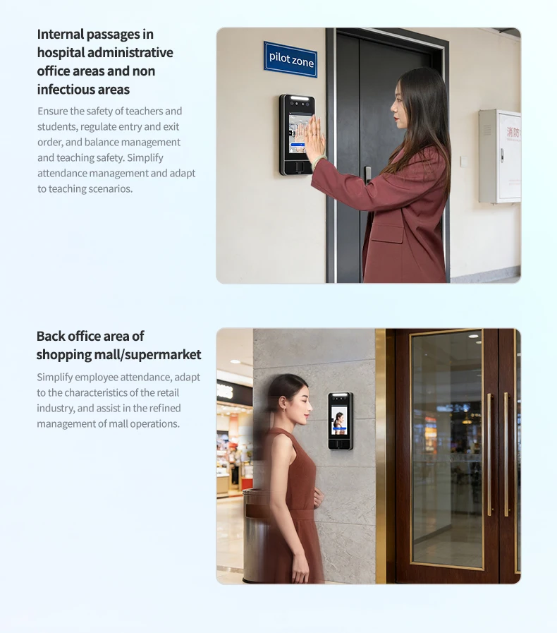 Biometric Fingerprint Attendance Machine Network TCP/IP Employee Checking in Recorder Face/Fingerprint/ID Card Access Control