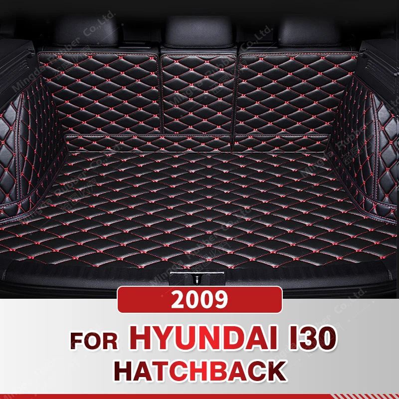 

Auto Full Coverage Trunk Mat For Hyundai i30 Hatchback 2009 Car Boot Cover Pad Cargo Liner Interior Protector Accessories