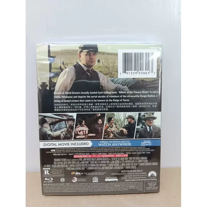 Blu-ray Disc Flower Moon Killer Brand New Sealed Box Unopened Original Packaging
