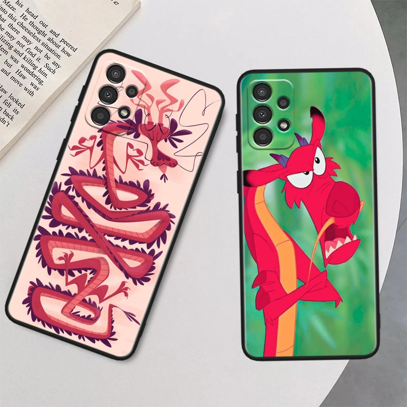 Disney Mulan Movie For Samsung A54 A53 A52S A34 A33 A73 A72 A32 A24 A23 A22 A14 A13 A03S 5G Black Phone Case Phone Case