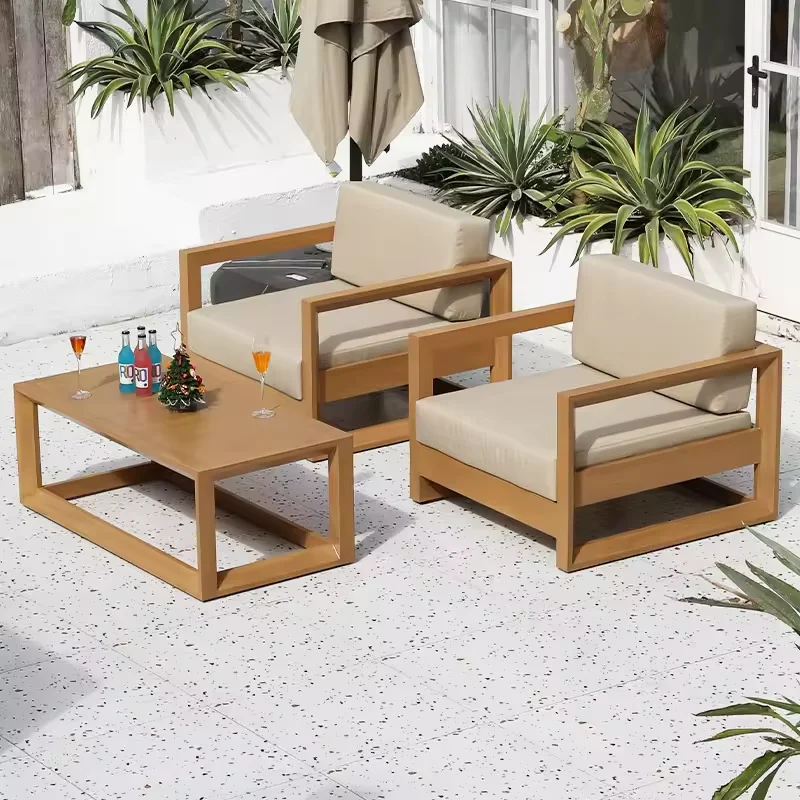KTベストセラー モダンデザイン アルミ製屋外家具 家庭用 レストラン 商業空間 - 公園 中庭 リビングルーム用